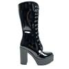 Altercore - Alexa Vegan Patent Bottes de plateforme - Noir Product image